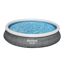 Bestway Fast Set Aufstellpool mit Wasser gefüllt.