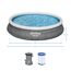 Bestway Fast Set Pool mit Filterpumpe