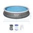 Bestway Fast Set Aufstellpool mit Pumpe und Leiter
