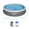 Bestway Fast Set Aufstellpool mit Filterpumpe