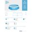 Blauer Aufstellpool Bestway Fast Set