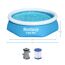 Bestway Fast Set Aufstellpool mit Filterpumpe