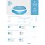 Bestway Fast Set Aufstellpool, blau, gefüllt