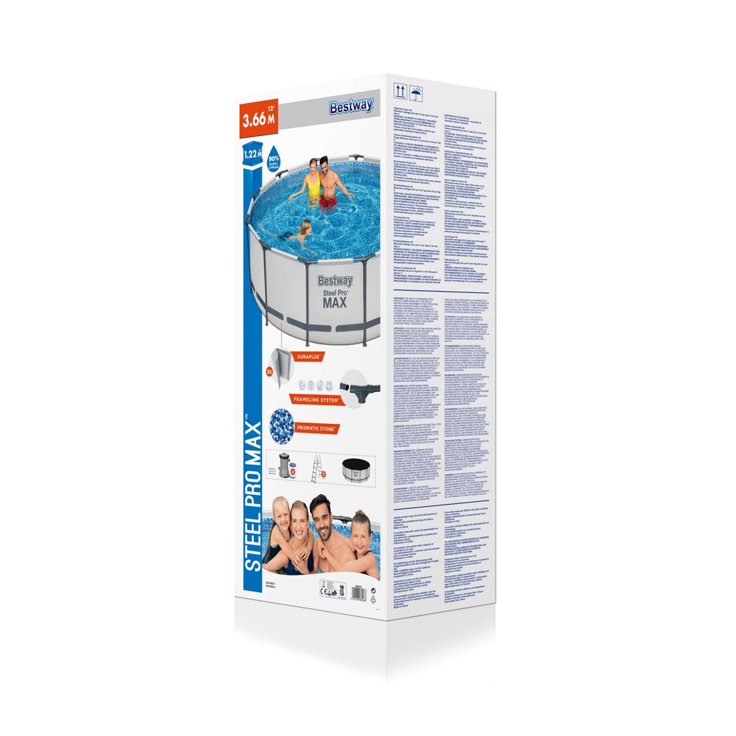 Bestway Steel Pro MAX Aufstellpool mit Familie