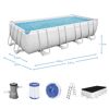 Bestway Power Steel Aufstellpool mit Zubehör