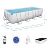 Bestway Power Steel Aufstellpool mit Zubehör