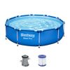 Bestway Steel Pro Aufstellpool mit Filterpumpe und Filterkartusche