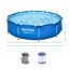 Bestway Steel Pro Aufstellpool mit Pumpe und Filterkartusche