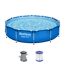 Bestway Steel Pro Pool mit Pumpe und Filterkartusche