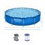 Bestway Stahlrahmenpool Steel Pro mit Filterpumpe