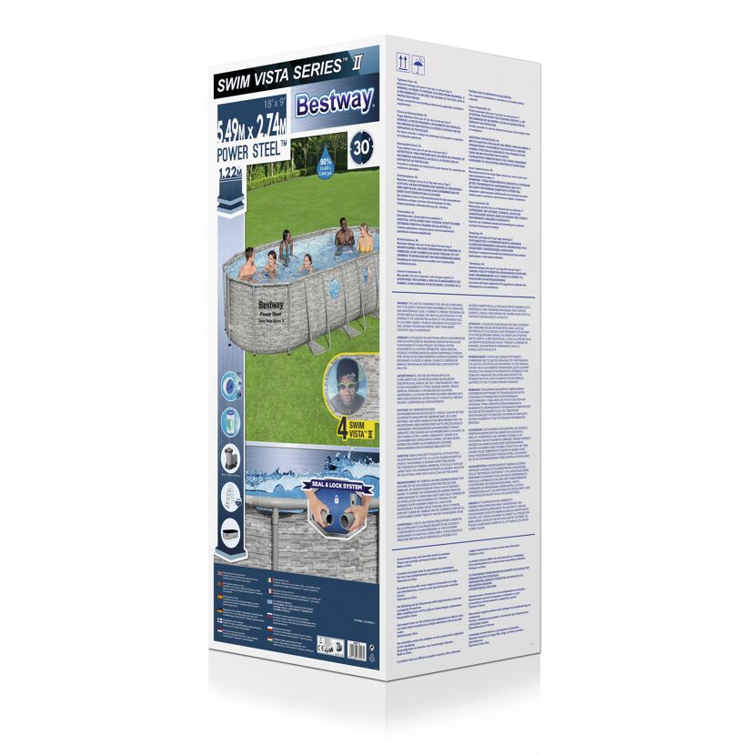 Bestway Power Steel Pool 549 x 274 x 122 cm