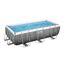 Bestway Power Steel Aufstellpool mit Wasser gefüllt
