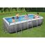 Familie im Bestway Power Steel Pool
