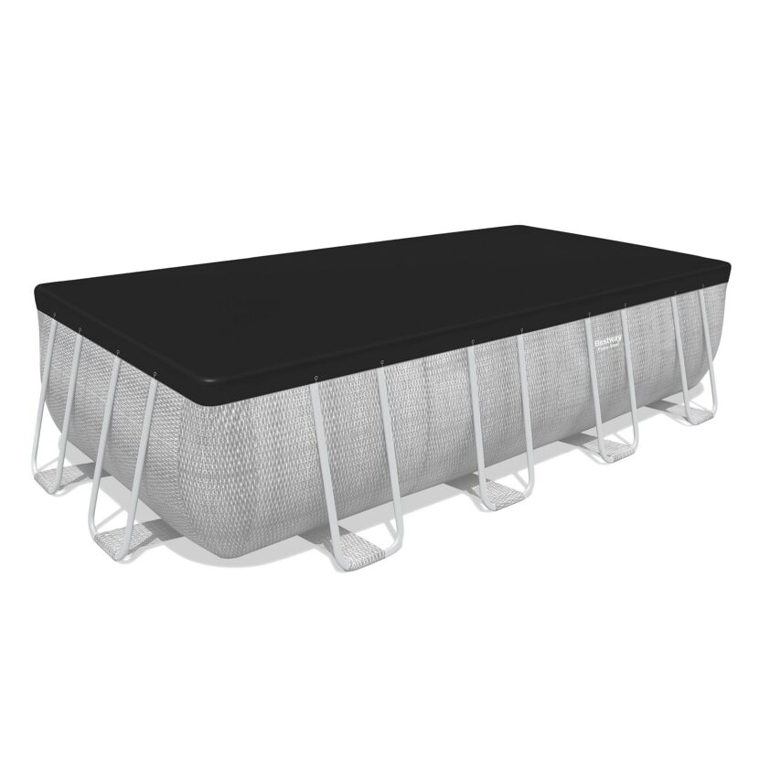 Abgedeckter Bestway Pool
