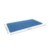 Blaue PE-Solarabdeckplane