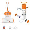 Flowclear Skimmer zerlegt und Filterkartusche