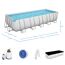 Bestway Power Steel Aufstellpool mit Zubehör.