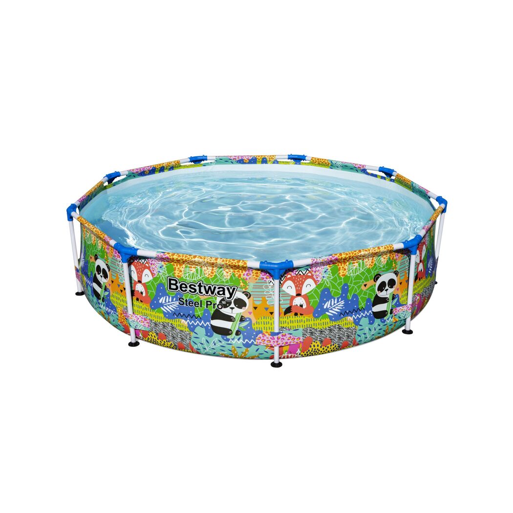 Bestway Steel Pro Aufstellpool mit Dschungelmotiv
