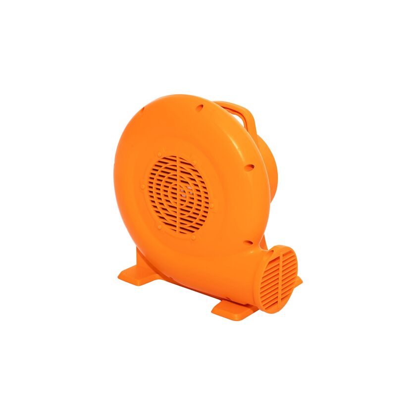 Orangefarbener Gebläse