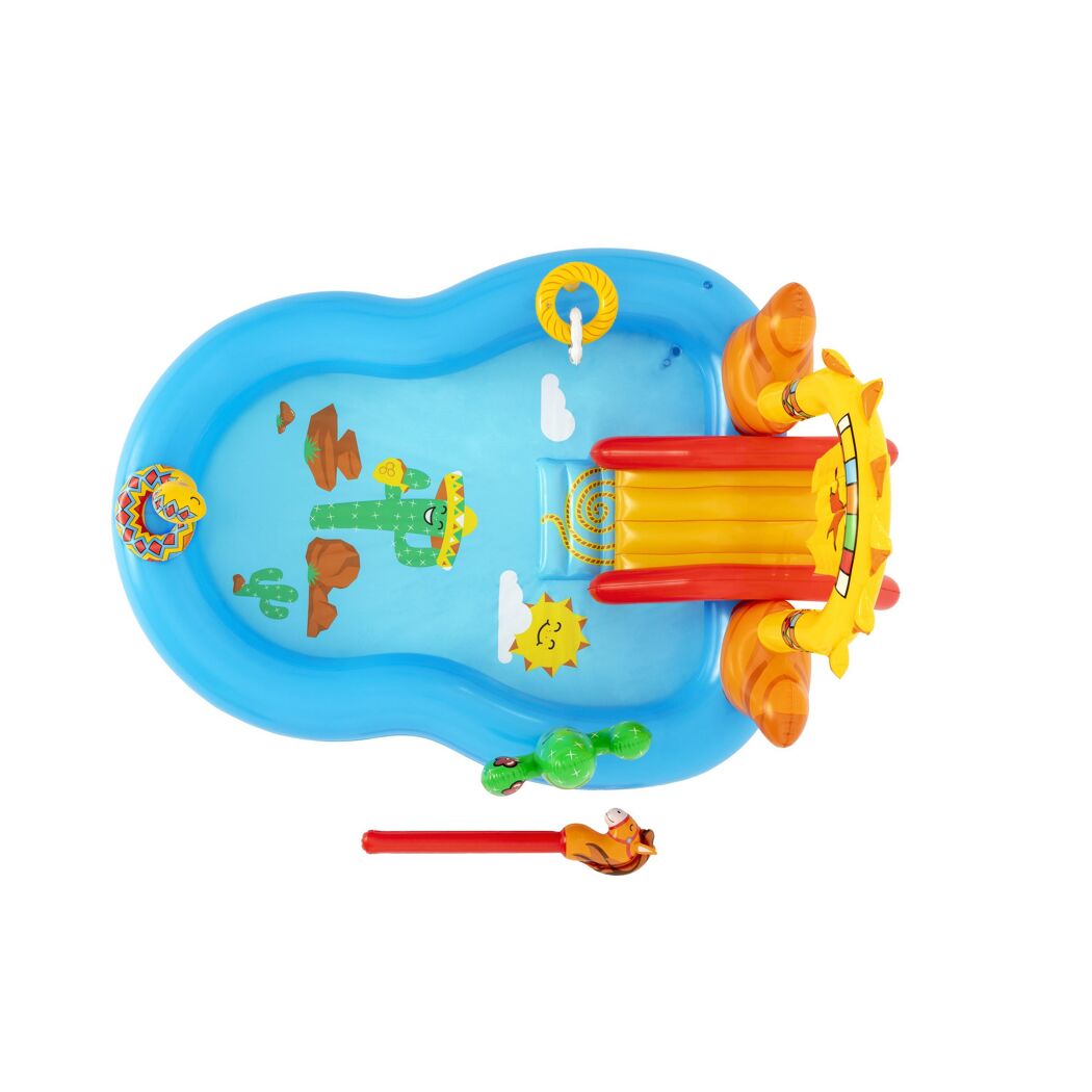 Aufblasbares Wasserspielcenter mit Rutsche
