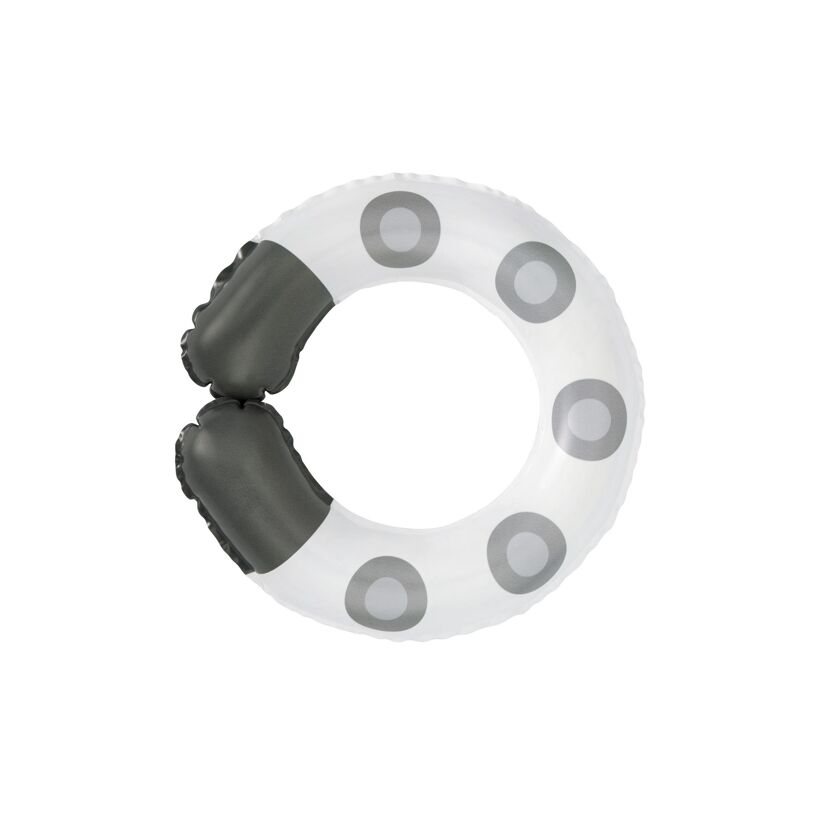 Schwimmring mit grauen Punkten