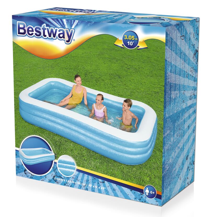 Bestway Family Pool mit drei Personen