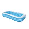 Blauer aufblasbarer Familienpool