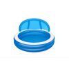 Blauer aufblasbarer Family Pool mit Sonnendach