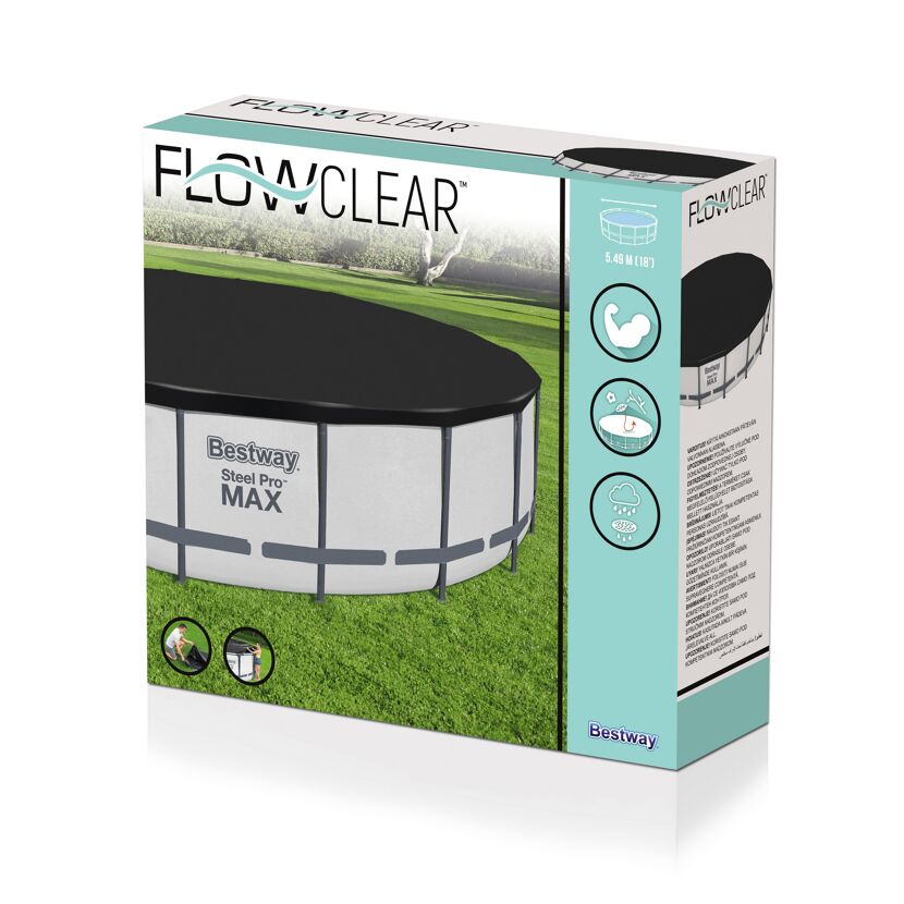 Bestway Flowclear Pool-Abdeckplane für 5,49 m Pools