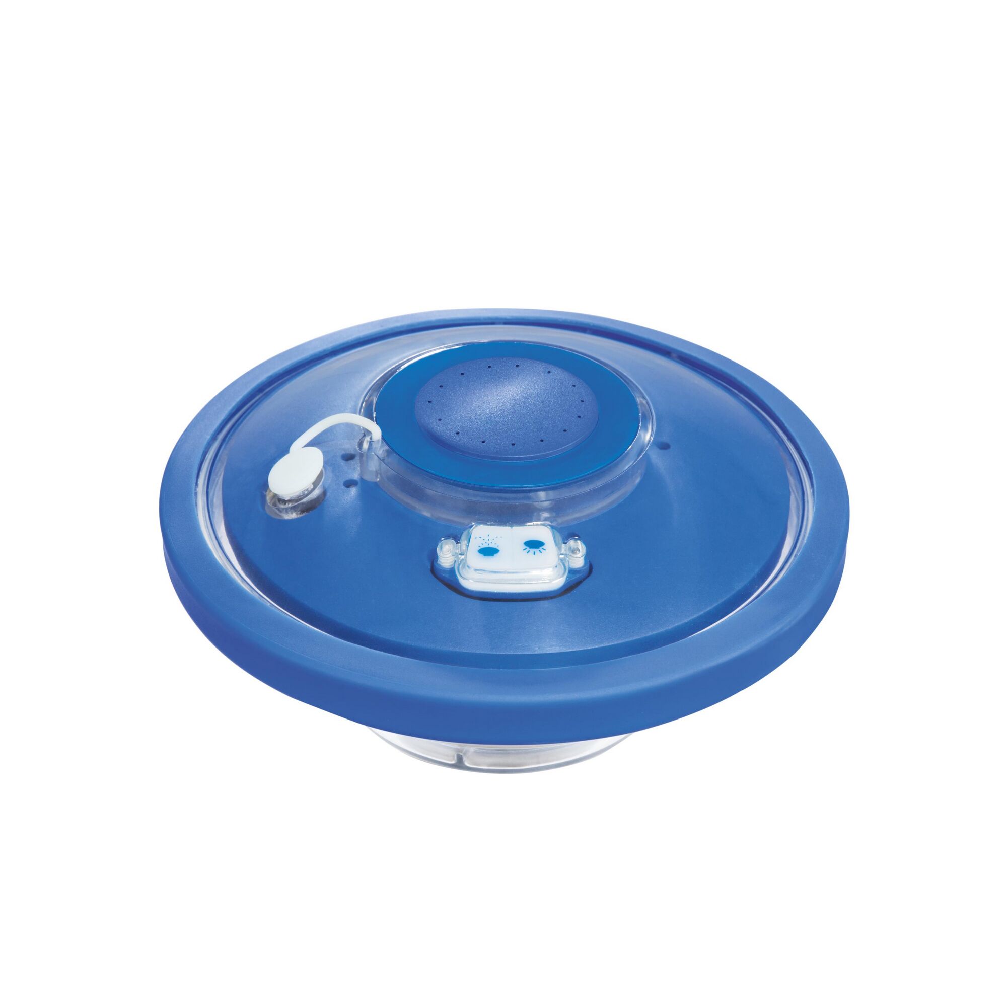 Blaue LED-Wasserfontäne