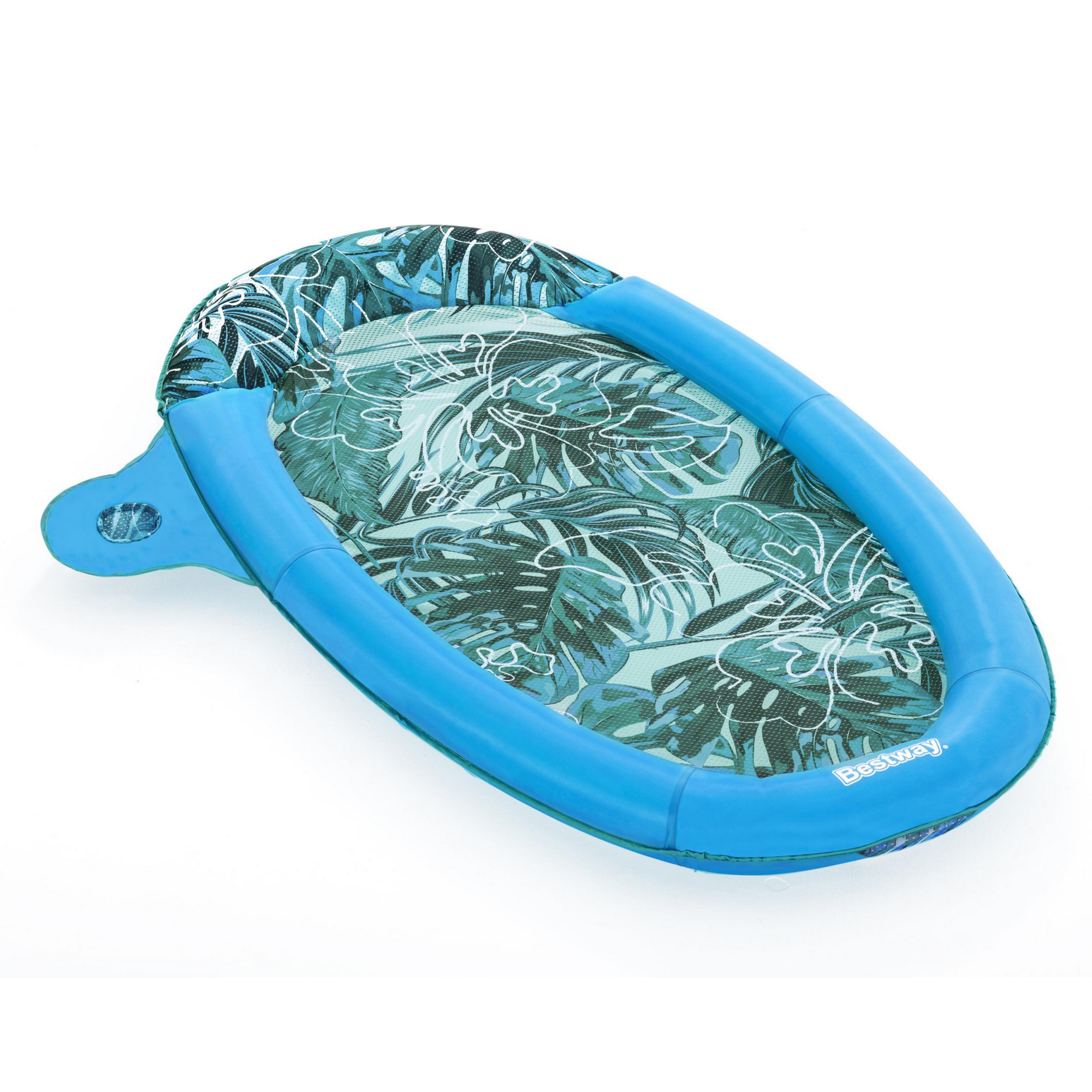 Bestway Poolmatte mit tropischem Blättermotiv