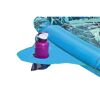 Poolmatte mit Getränkehalter und Trinkflasche