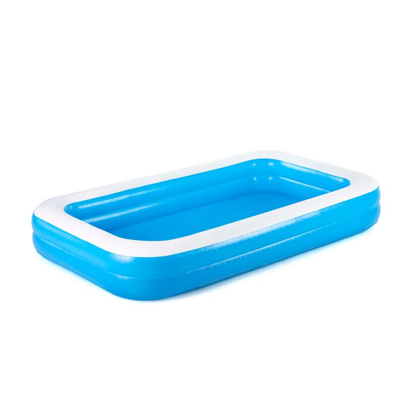 Blauer, aufblasbarer Family Pool