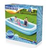 Planschbecken eckig blau 305 x 183 x 46 cm 850 l