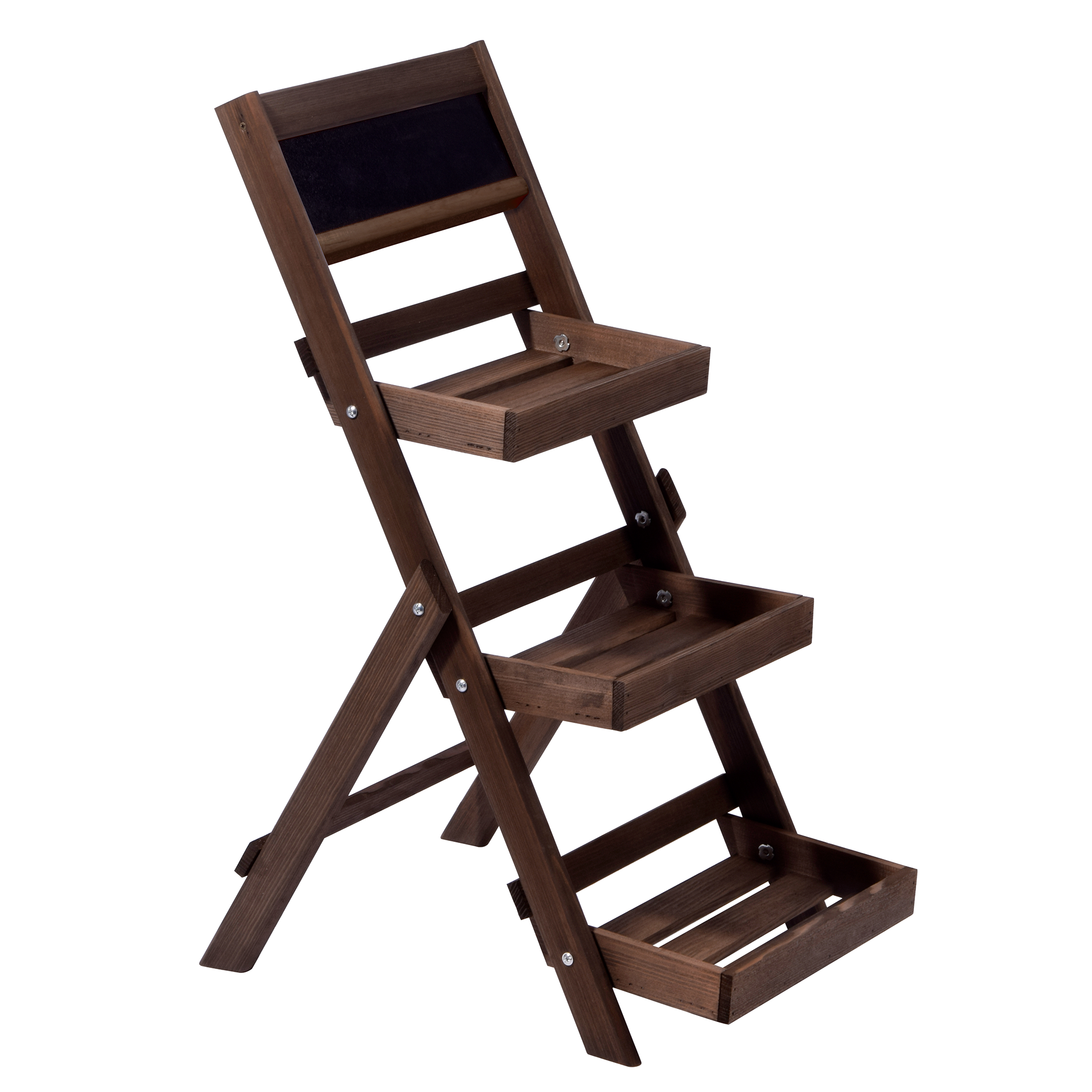 Pflanztreppe Holz dunkelbraun 49,5 x 69 x 38 cm + product picture