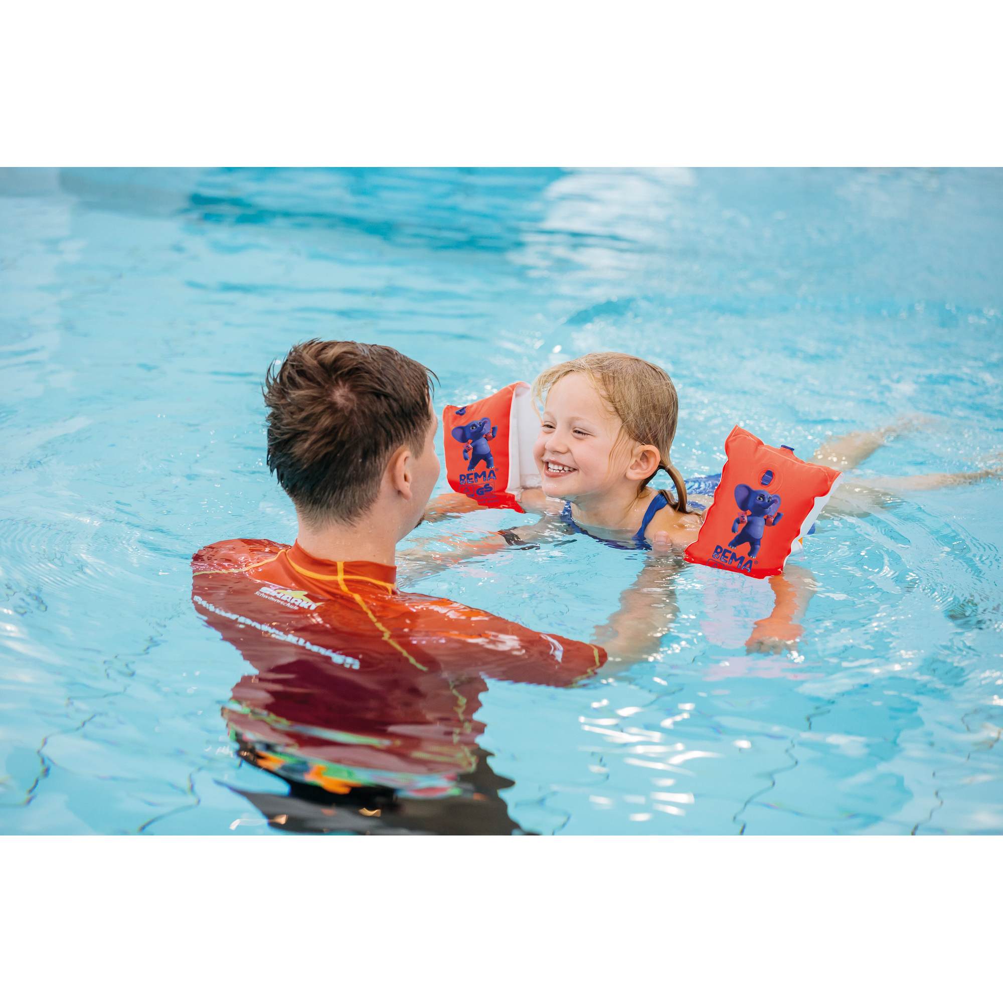 Schwimmfluegel Gr. 0 orange 14,5 x 19,5 x 15 cm bis 30 kg