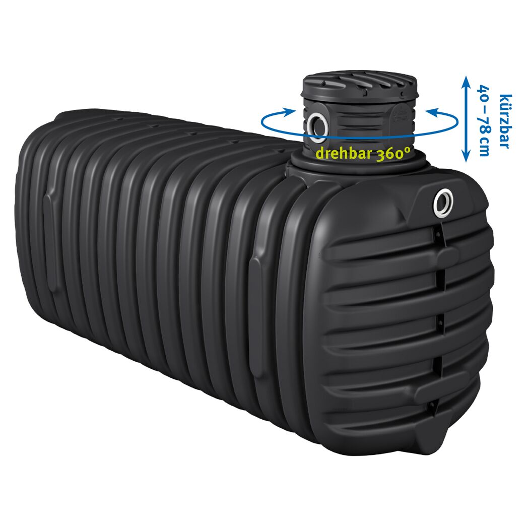 Schwarzer Erdtank Promo 4.100 Liter