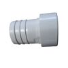 Weiße Schlauchtuelle 50 mm x 38 mm