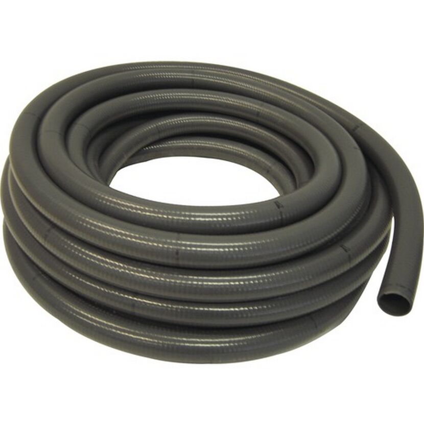 Grauer PVC-Verrohrungsschlauch, Durchmesser 50 mm