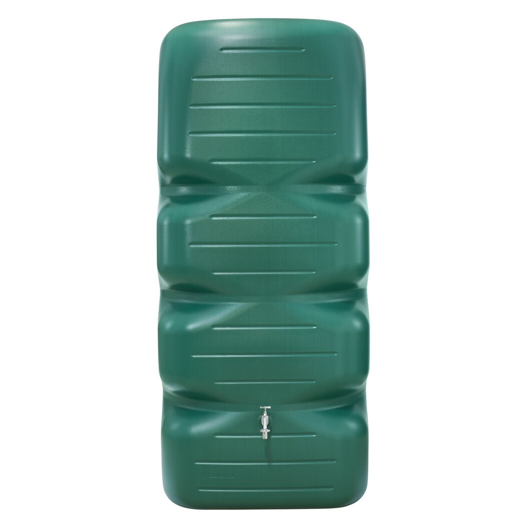 Grüner CUBUS Gartentank 1000 l mit Wasserhahn