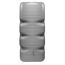 Grauer CUBUS Gartentank 1000L mit Wasserhahn
