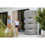 Regentonne 'BASICline' grau 1000 l mit Hahn