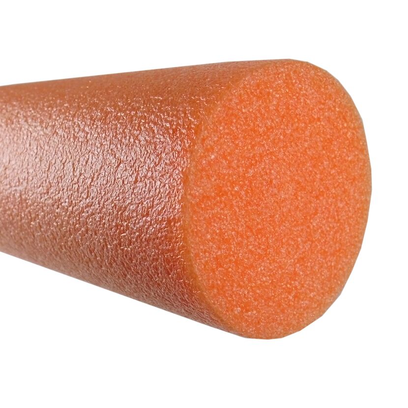 Nahaufnahme einer orangen Poolnudel