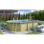 Pool Paia 4 kdi mit Holzumrandung