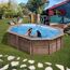 BAMBU Echtholzpool mit drei Kindern