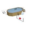 Achteckiger Pool mit Maßen und Filteranlage