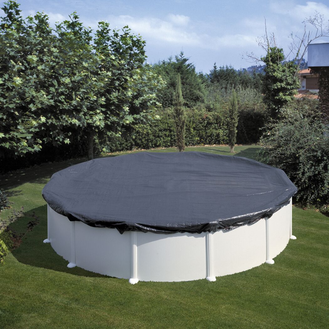 Pool-Winterabdeckung schwarz Ø 330 cm