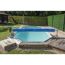 Pool-Planenaufroller grau bis 5,5 m