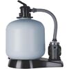 Sandfilteranlage mit Vorfilter und Pumpe