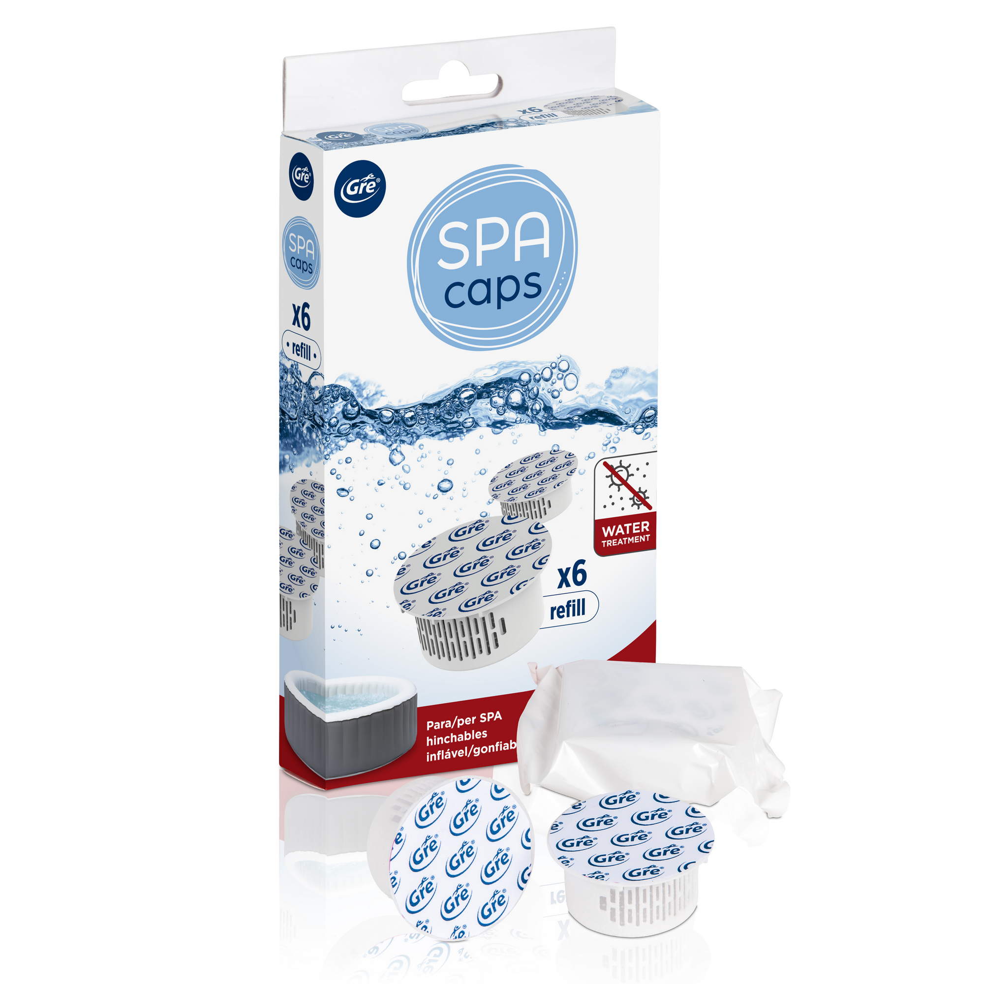 Pool-Desinfektionskapsel 'Spa Caps' 6 Stück + product picture